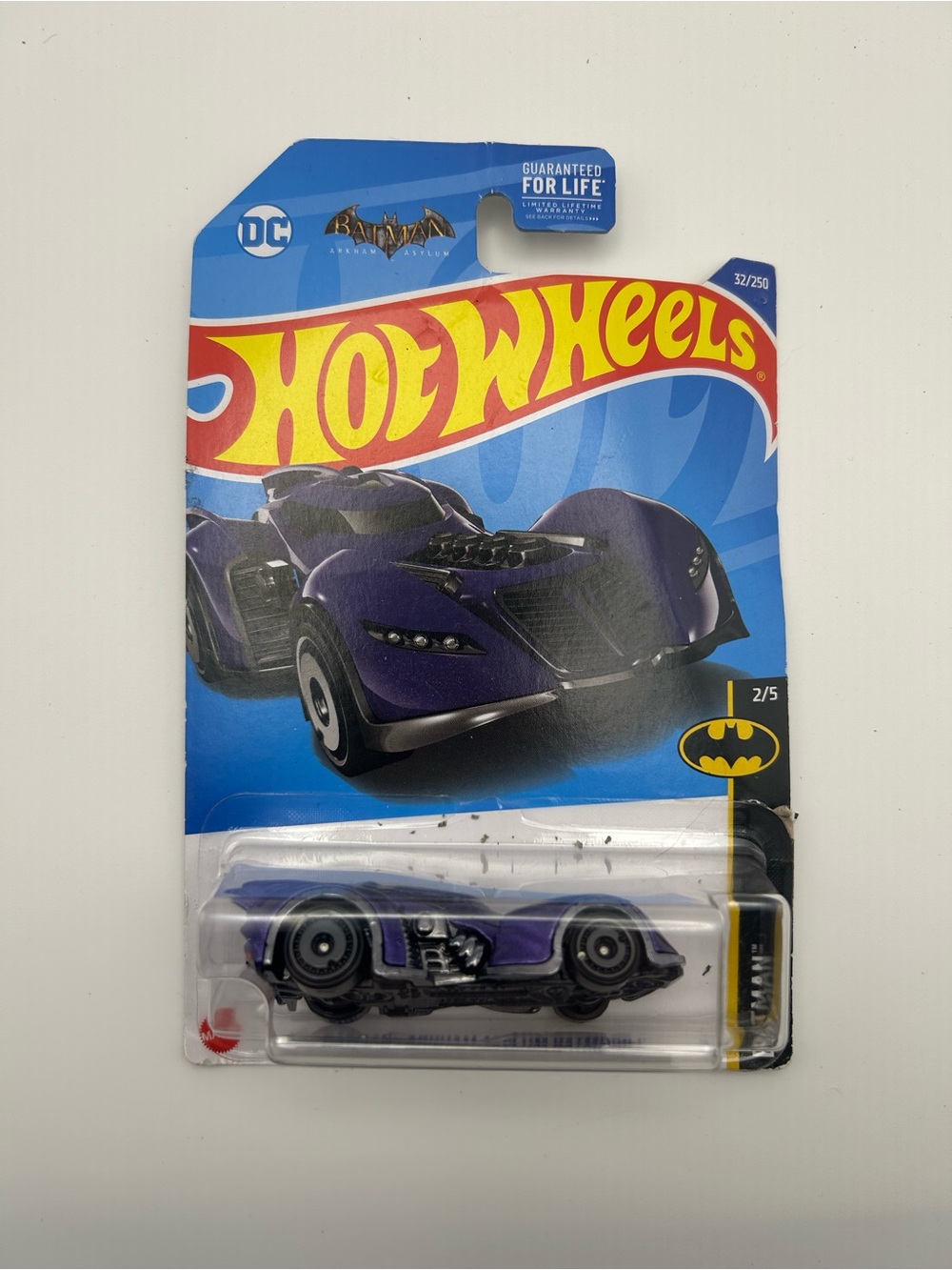 Mattel Hot Wheels Purple Batmobile Toy Car